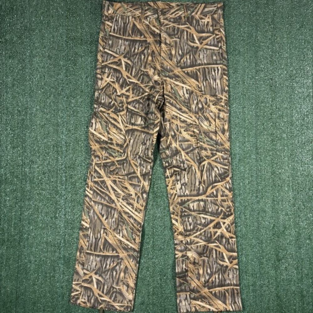 Vintage Mossy Oak Utility Pants Shadow Grass Camo  Size M‎ 36X32 Made In USA